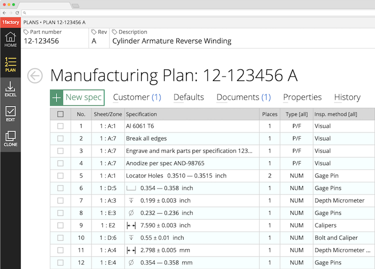 Quality Control Plan 1factory