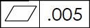 Example of a Flatness feature recognized by 1factory
