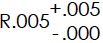 Example of Bilateral Unequal Tolerance recognized by 1factory