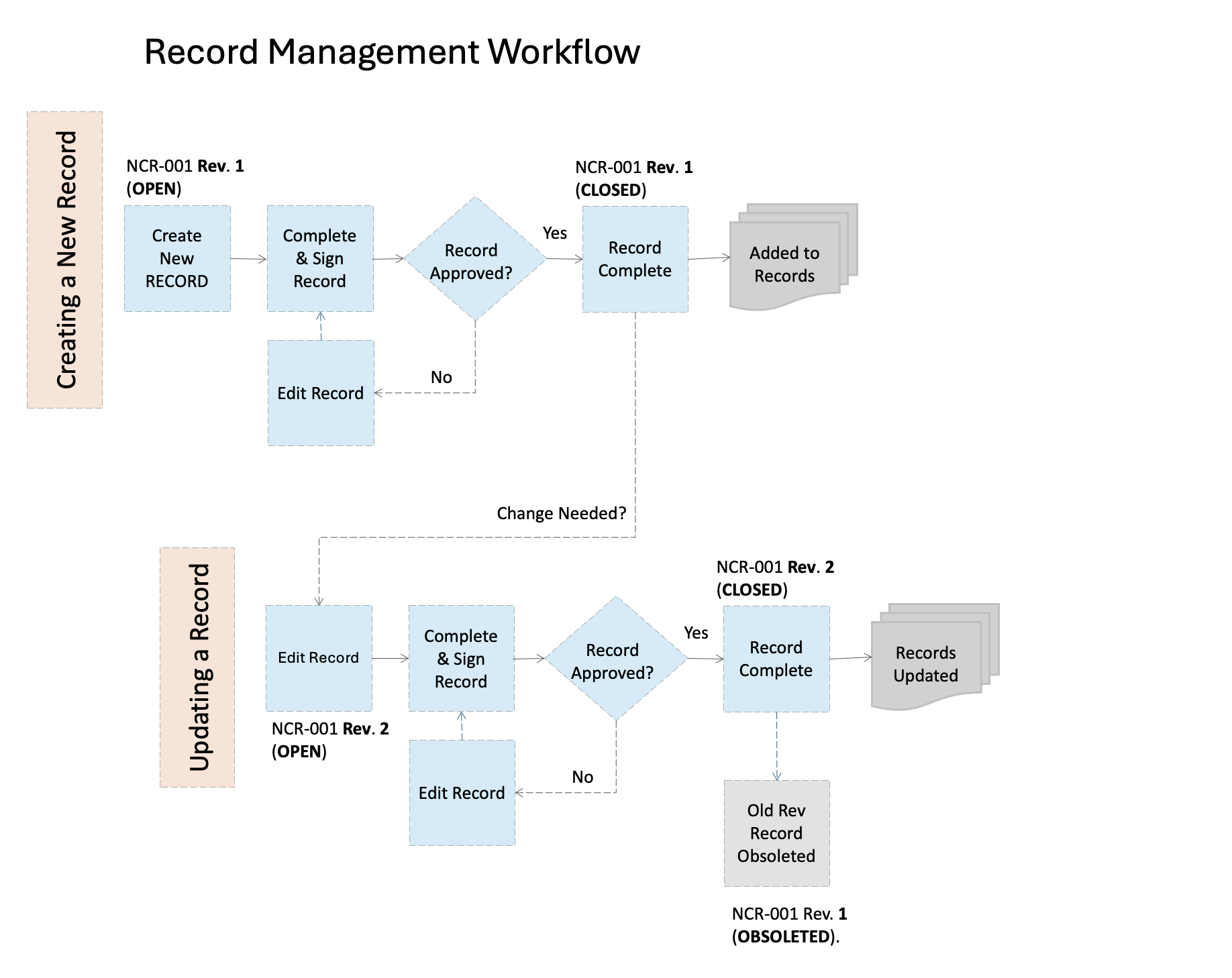 Record Workflow Diagram